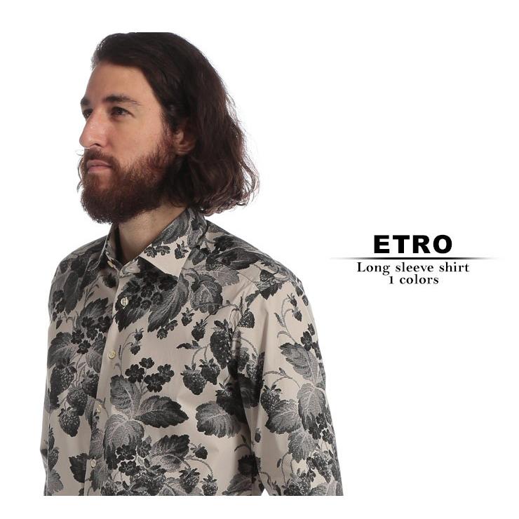 エトロ Etro シャツ 長袖 フラワー柄 花柄 ブランド メンズ トップス 総柄 柄シャツ プリント コットン ストレッチ Et ゼンオンライン 通販 Yahoo ショッピング