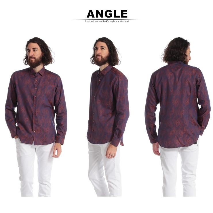 エトロ Etro シャツ 長袖 ペイズリー柄 ブランド メンズ トップス 総柄