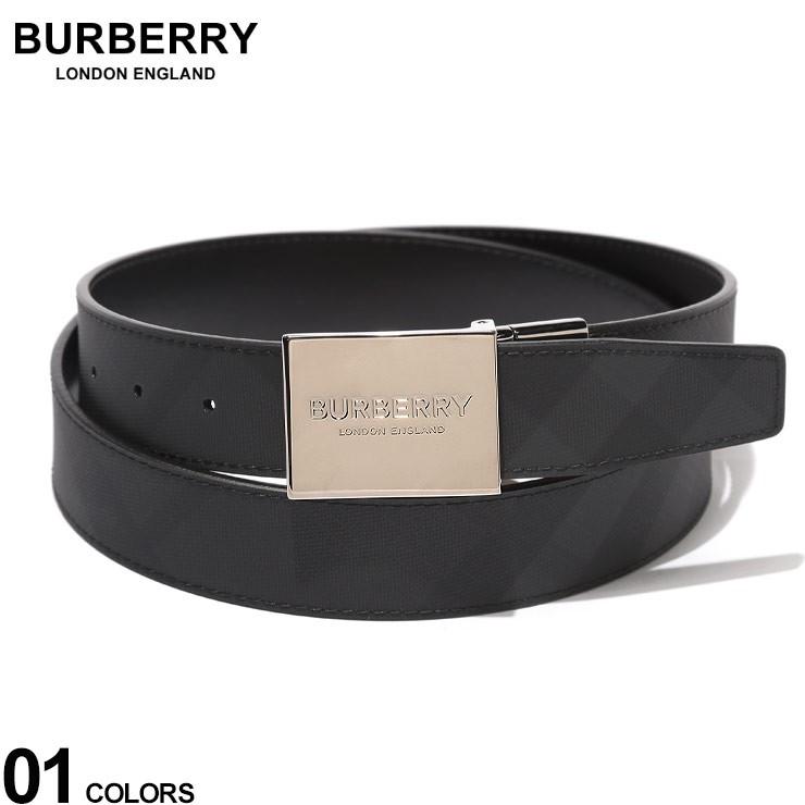 バーバリー メンズ ベルト Burberry リバーシブル プレートバックル ロンドンチェック ブランド レザー レザーベルト 本革 ゼンオンライン 通販 Yahoo ショッピング