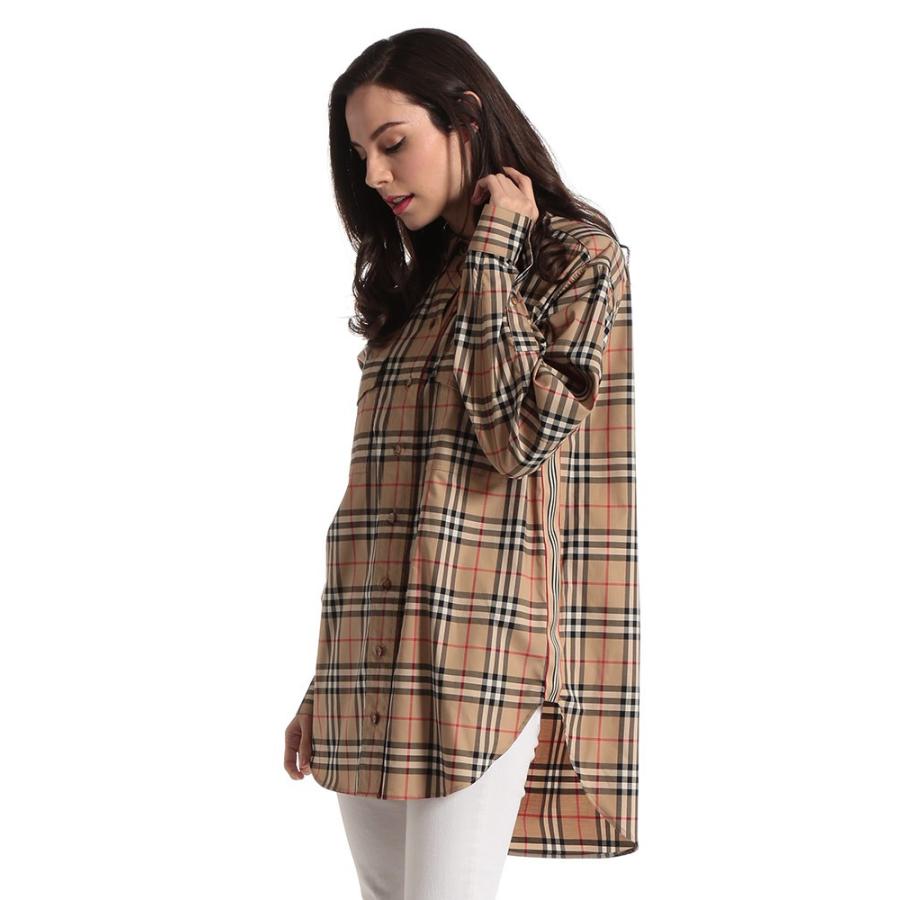 BURBERRY バーバリー レディース シャツ 長袖 ストレッチ BURBERRY バーバリー レディース シャツ 長袖 ストレッチ