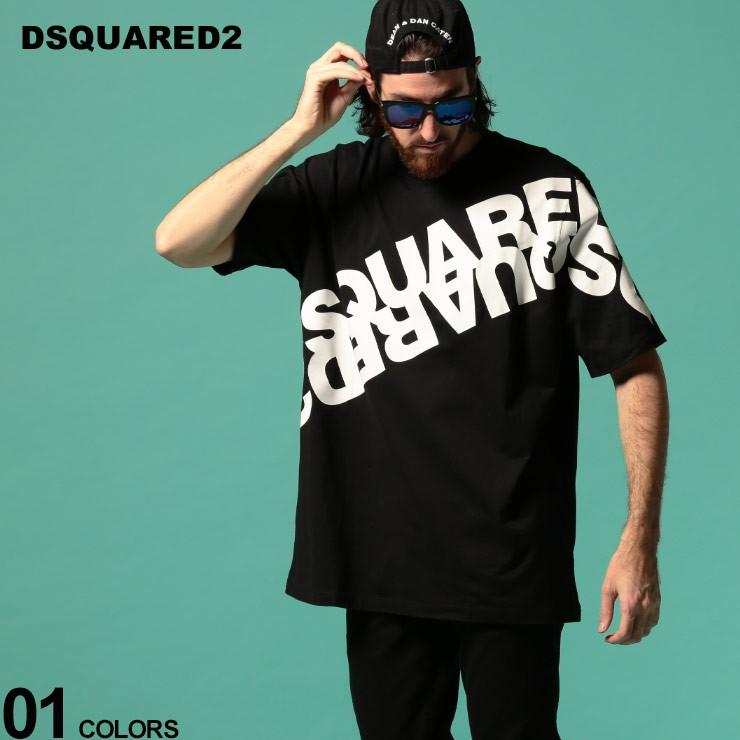 ディースクエアード メンズ Tシャツ Dsquared2 半袖 ロゴ プリント クルーネック ブランド トップス プリントt ビッグシルエット オーバーサイズ D2gd0664s ゼンオンライン 通販 Yahoo ショッピング