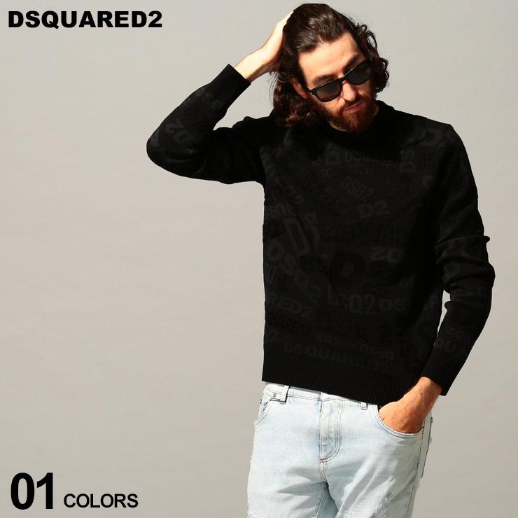 ディースクエアード メンズ Dsquared2 レーヨン ニット ロゴ 総柄 長袖 ストレッチ ブランド トップス セーター ニットトレーナー D2ha1097s ゼンオンライン 通販 Yahoo ショッピング