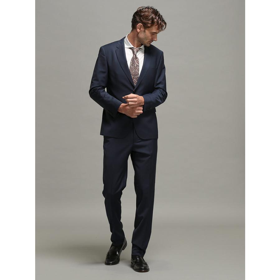 ヒューゴボス メンズ スーツ HUGO BOSS シングル 2ツ釦 ノータック