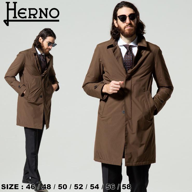 ヘルノ ダウン メンズ HERNO ダウンコート コート ラミナー LAMINAR ゴアテックス ステンカラー GORETEX ブランド