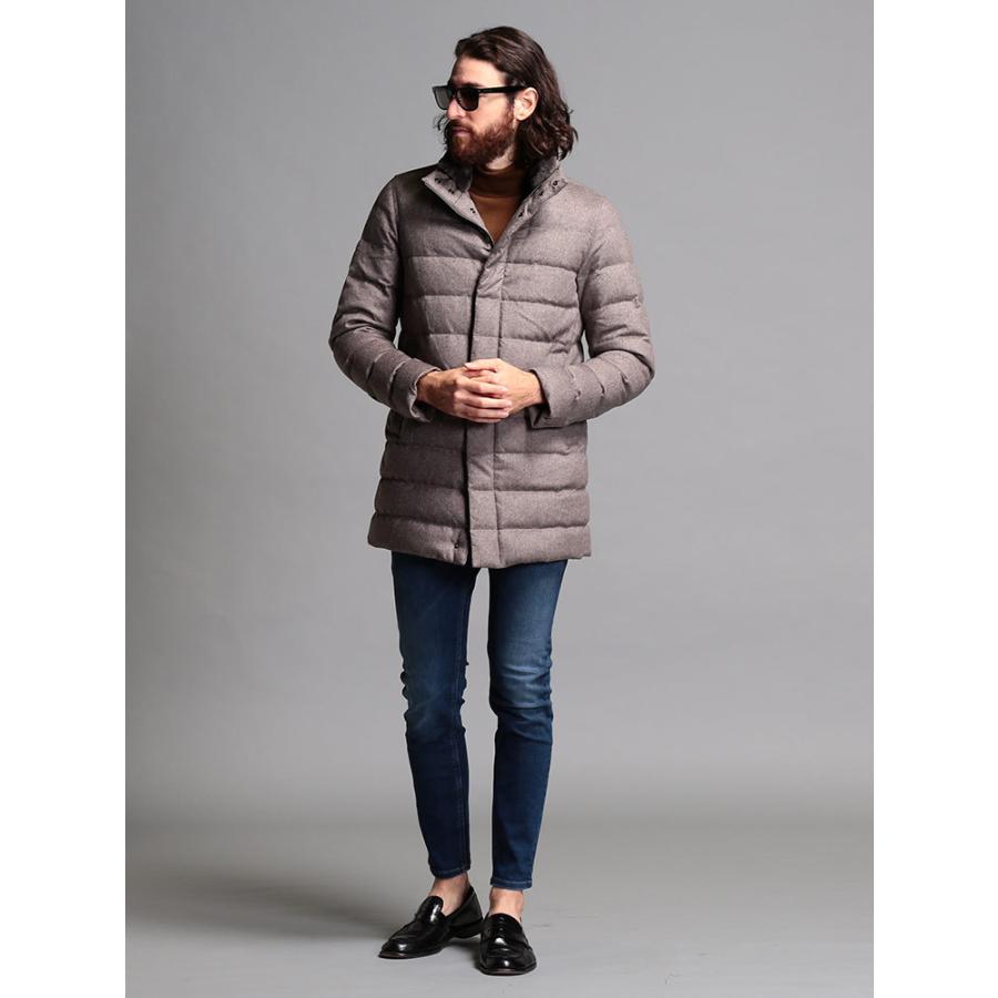 ヘルノ メンズ ダウンジャケット Herno シルク カシミヤ ファー スタンドカラー ブランド アウター ブルゾン ダウン カシミア 絹 ミドル丈 Hrpi0584u ゼンオンライン 通販 Yahoo ショッピング