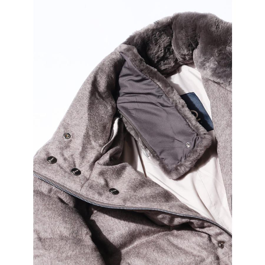 ヘルノ メンズ ダウンジャケット Herno シルク カシミヤ ファー スタンドカラー ブランド アウター ブルゾン ダウン カシミア 絹 ミドル丈 Hrpi0584u ゼンオンライン 通販 Yahoo ショッピング