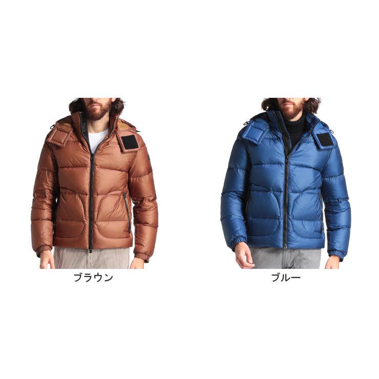 ヒューゴボス メンズ ダウンジャケット HUGO BOSS ナイロン フード ダウン ブルゾン パーカー ブランド アウター 2WAY  HBDOLER10228841