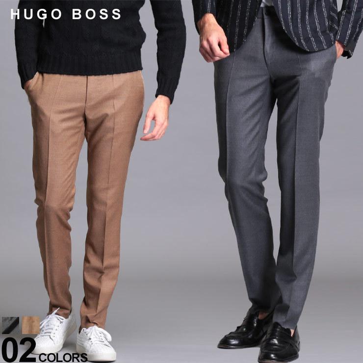 ヒューゴボス メンズ スラックス Hugo Boss ウール ジャージー ストレッチ ノータック パンツ ブランド ボトムス トラウザー Hbgiro ゼンオンライン 通販 Yahoo ショッピング