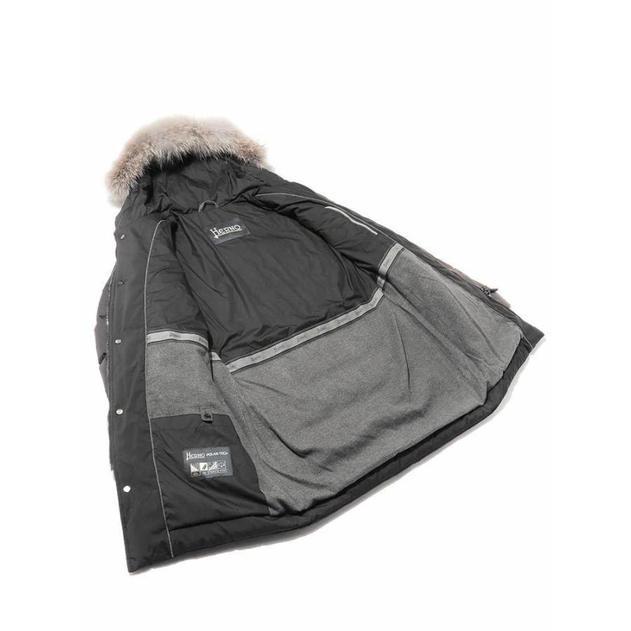 【新品 未使用 日本製】 ヘルノ メンズ ダウンジャケット HERNO ファー フード ダウン ブルゾン ブランド アウター パーカー ダウンコートミドル丈 HRPI0651U13220 【ZY1046507584】(38236円)