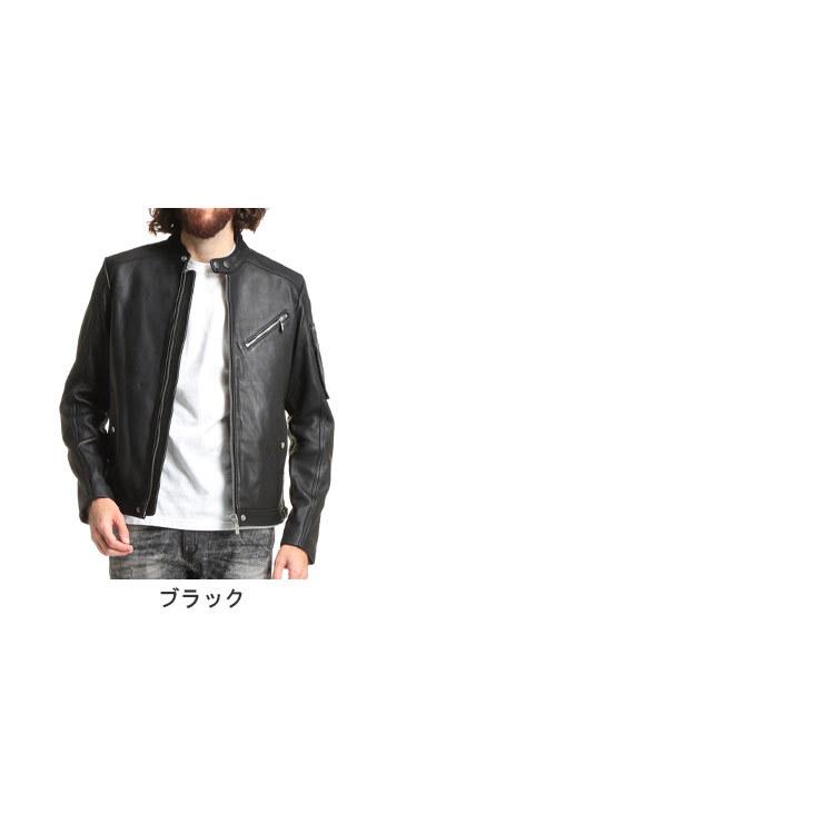 ディーゼル メンズ レザージャケット Diesel ラムレザー シングル ライダース 革ジャン ブランド アウター ブルゾン 羊革 Dsajaye ゼンオンライン 通販 Yahoo ショッピング