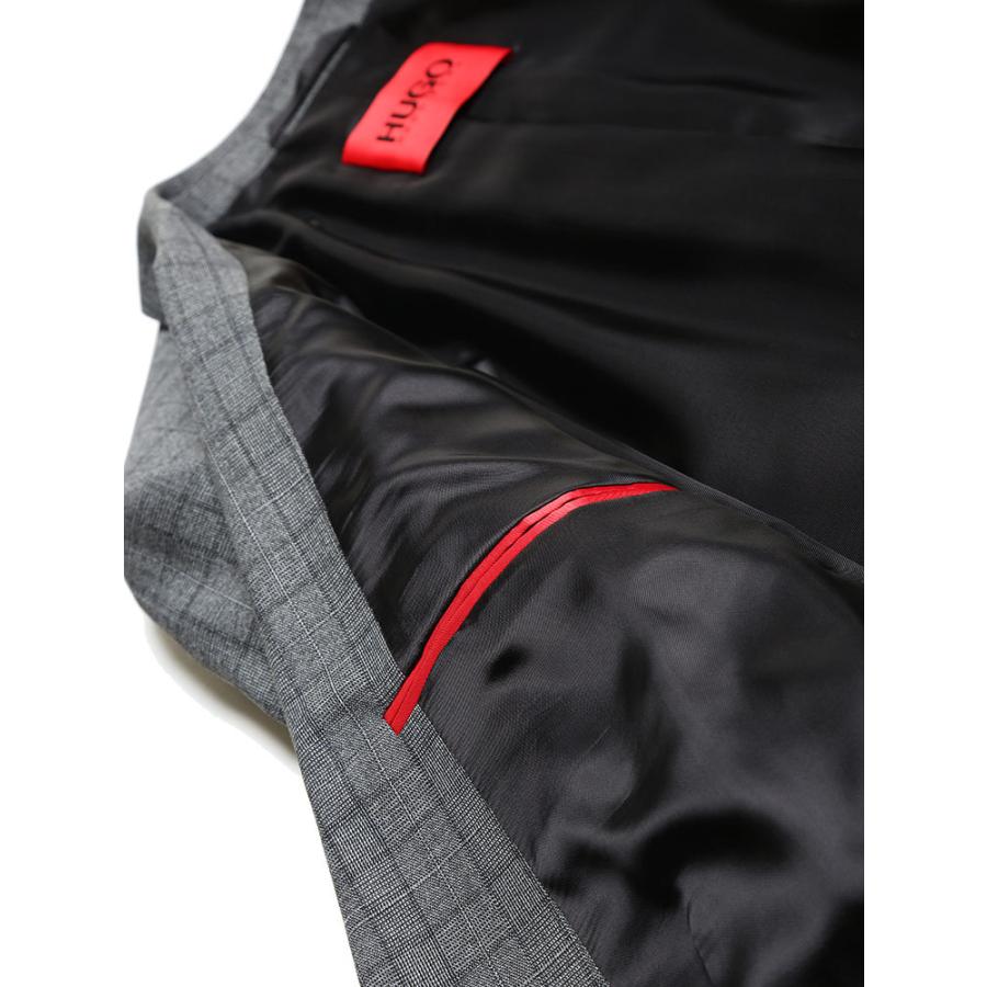 HUGO BOSS ヒューゴボス メンズ スーツ ウール混 グレンチェック