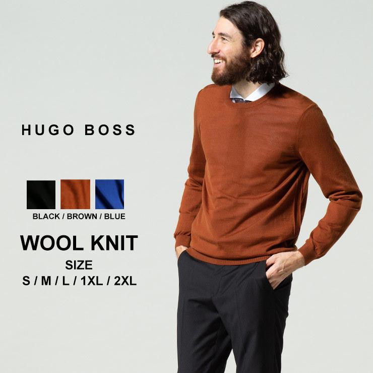 ヒューゴボス メンズ Hugo Boss ニット ウール クルーネック 長袖 ハイゲージ ブランド トップス セーター ビジネス Hbleno ゼンオンライン 通販 Yahoo ショッピング