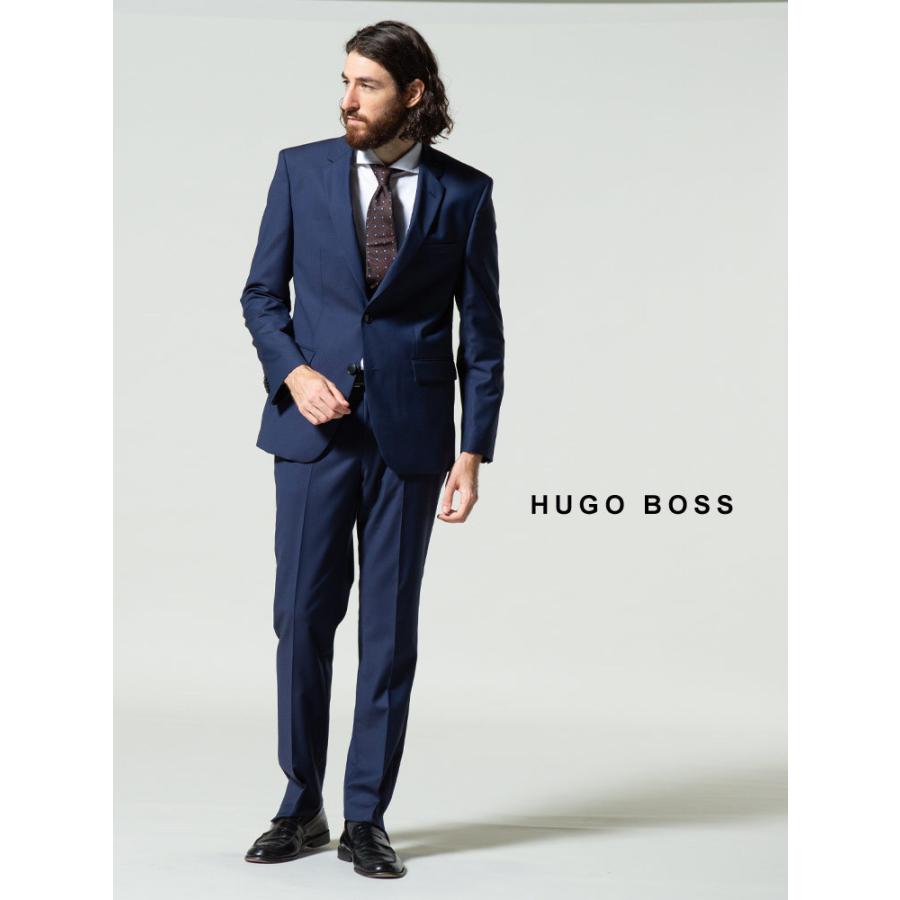 ヒューゴボス メンズ HUGO BOSS スーツ ウール シングル 2ツ釦 2B