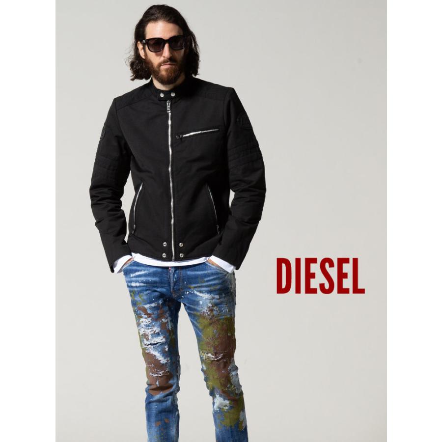 DIESEL ディーゼル シングル ライダースジャケット アウター ブルゾン-