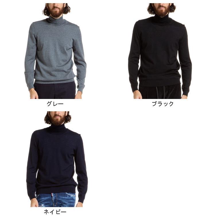 ヒューゴボス メンズ HUGO BOSS ウール タートルネック 長袖 ニット 