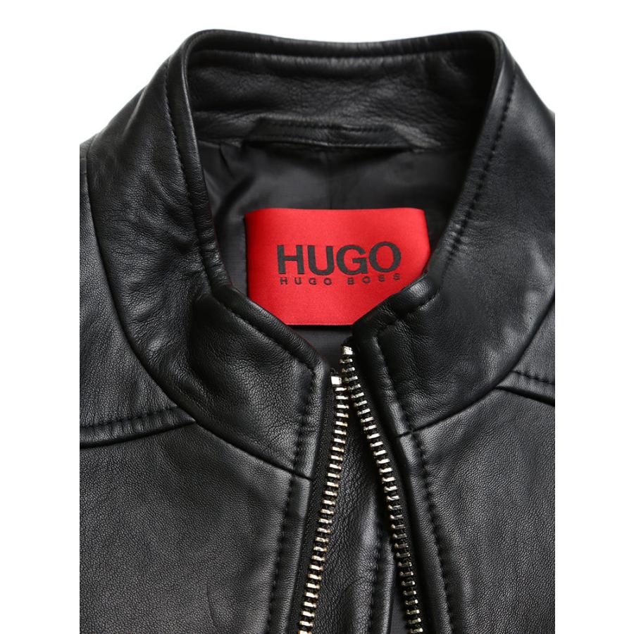 HUGO BOSS HUGOBOSS (ヒューゴボス) レザー フルジップ スタンド HUGO BOSS HUGOBOSS (ヒューゴボス) レザー フルジップ スタンド