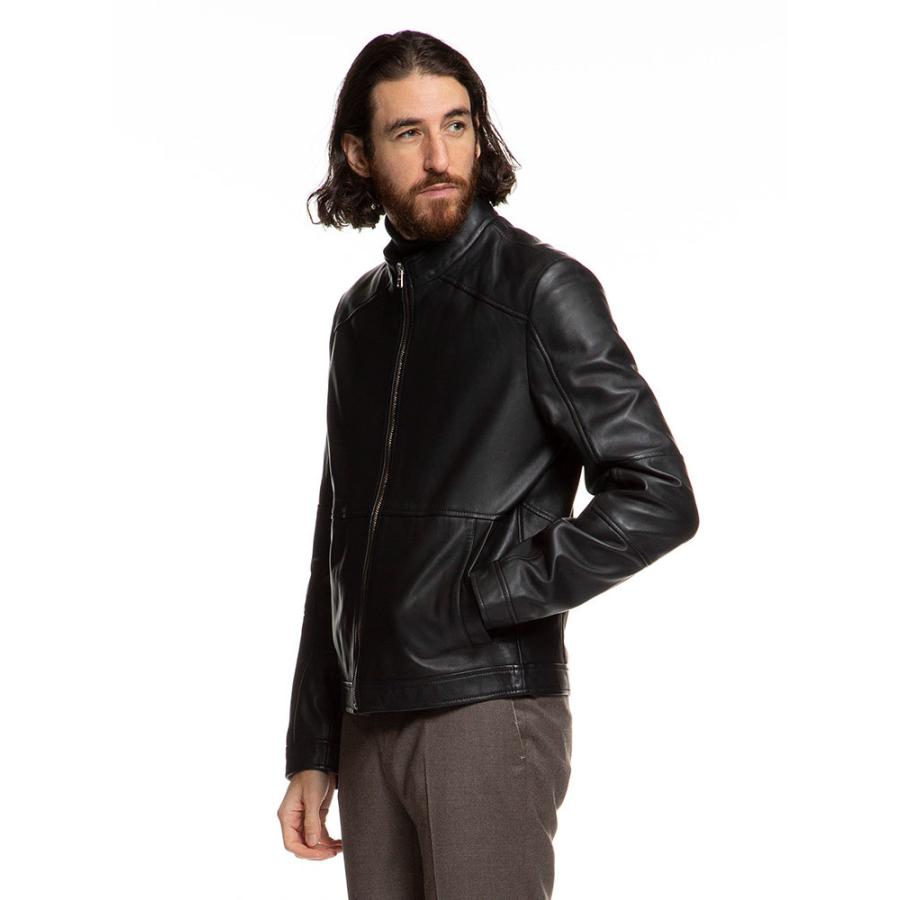 HUGO BOSS HUGOBOSS (ヒューゴボス) レザー フルジップ スタンド HUGO BOSS HUGOBOSS (ヒューゴボス) レザー フルジップ スタンド