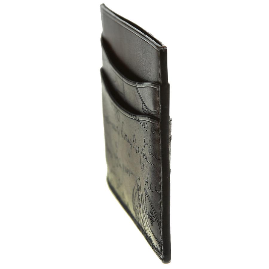 ベルルッティ メンズ カードケース Berluti バンブー ネオ スクリット レザー カードホルダー ミニウォレット BRN235726ML6 2024_vtの画像