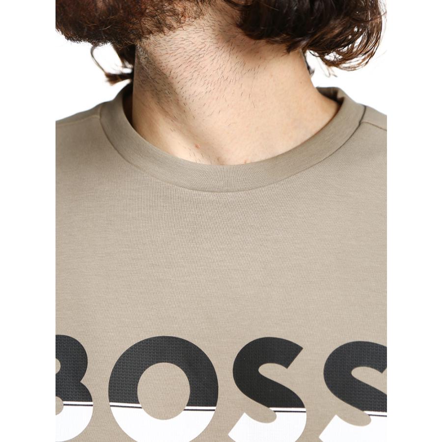 ヒューゴボス メンズ トレーナー HUGO BOSS スウェット トップス プルオーバー ロゴ プリント 長袖 ゴルフ スポーツ HB50477043 ブランド :7669202144:ゼンオンライン 通販 BOSS スタンドカラートレーナー