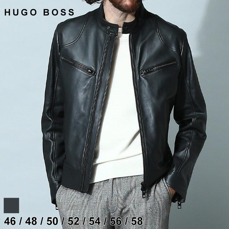 ヒューゴボス メンズ ジャケット HUGO BOSS ブランド ライダース