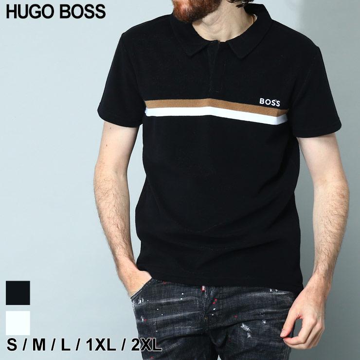 HUGO BOSS ヒューゴボス ポロシャツ メンズ 半袖 パイル ライン HUGO BOSS ヒューゴボス ポロシャツ メンズ 半袖 パイル ライン