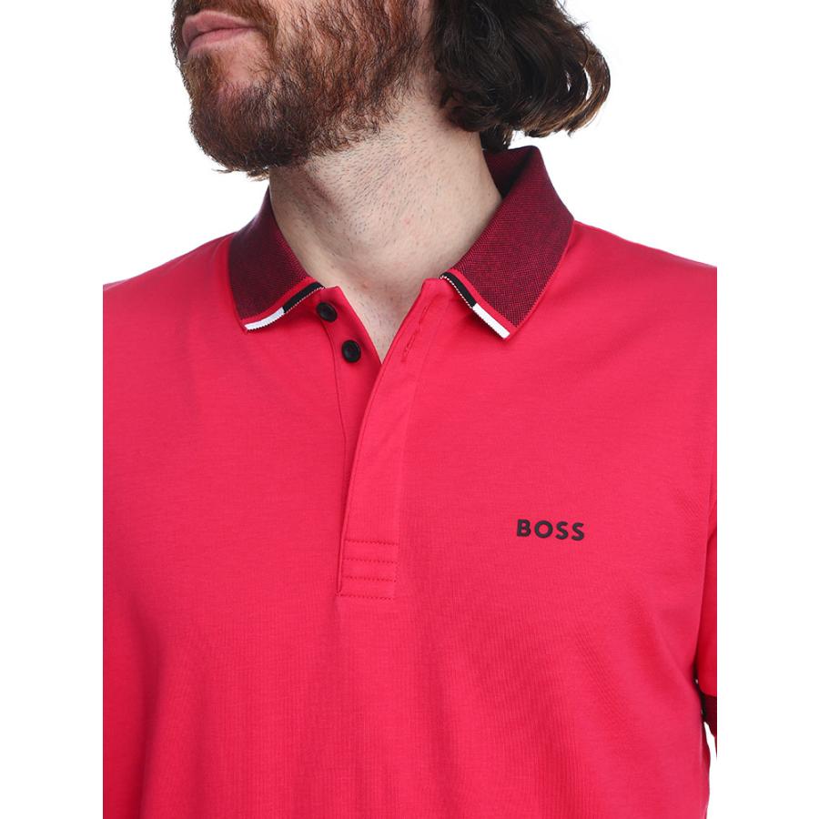 ヒューゴボス ポロシャツ HUGO BOSS メンズ ストレッチ ロゴ ブランド