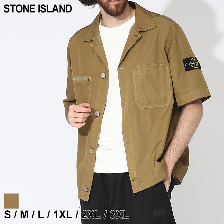 STONE ISLAND ストーンアイランド シャツ メンズ ワークシャツ STONE ISLAND ストーンアイランド シャツ メンズ ワークシャツ