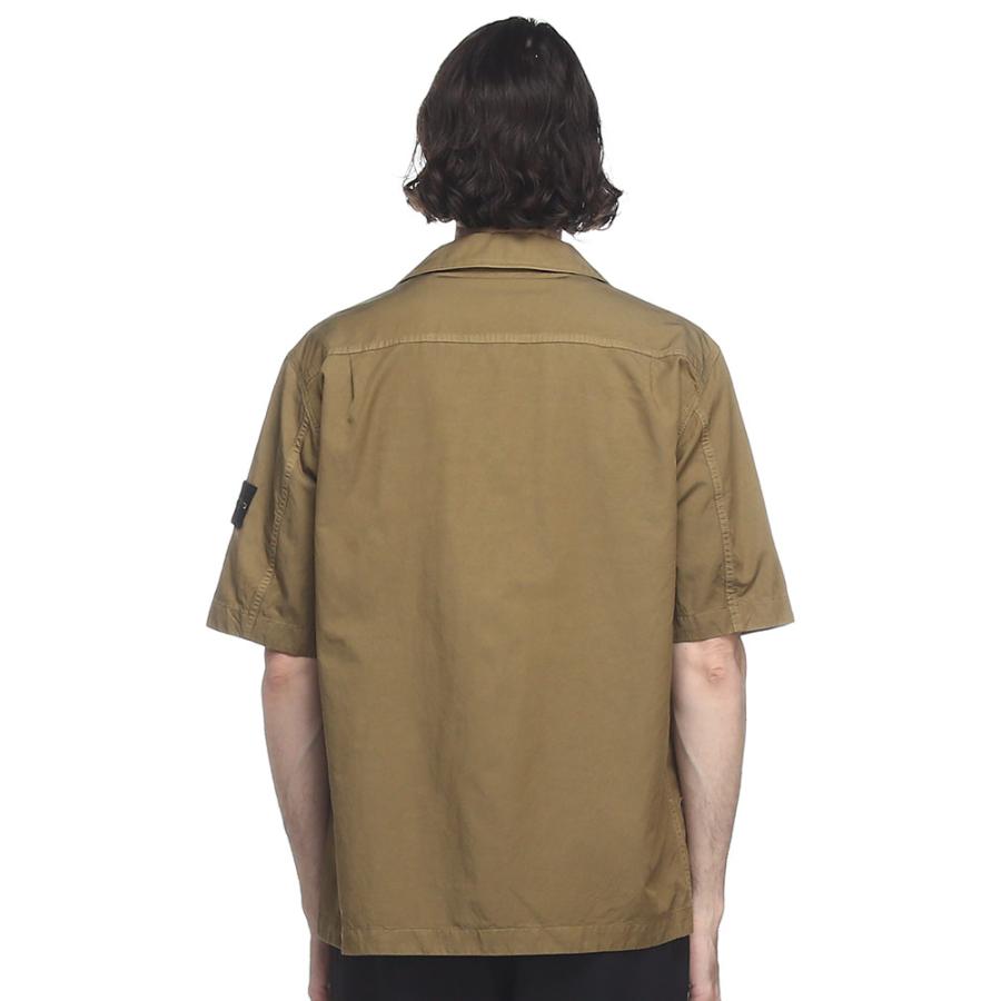 STONE  ストーンアイランド 半袖 オーバー シャツ 正規 美品 STONE ISLAND ストーンアイランド シャツ メンズ ワークシャツ