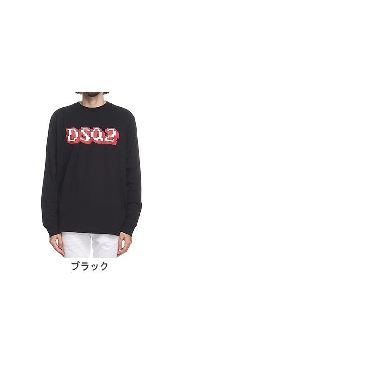 DSQUARED2（ディースクエアード） Tシャツ 長袖 メンズ ロンT ドット