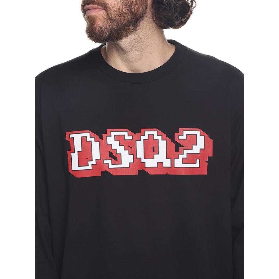DSQUARED2（ディースクエアード） Tシャツ 長袖 メンズ ロンT ドット