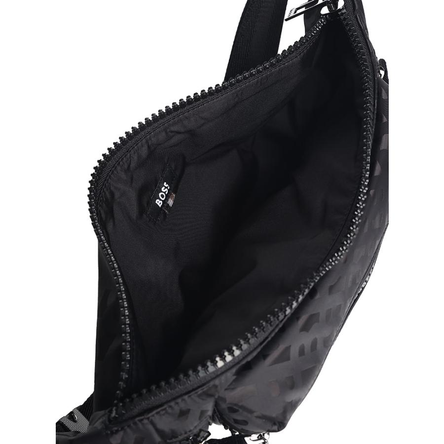 ヒューゴボス バッグ HUGO BOSS メンズ ボディバッグ ウエストポーチ モノグラム ロゴ 総柄 ジップ ブランド 鞄 レディース  HB50499049