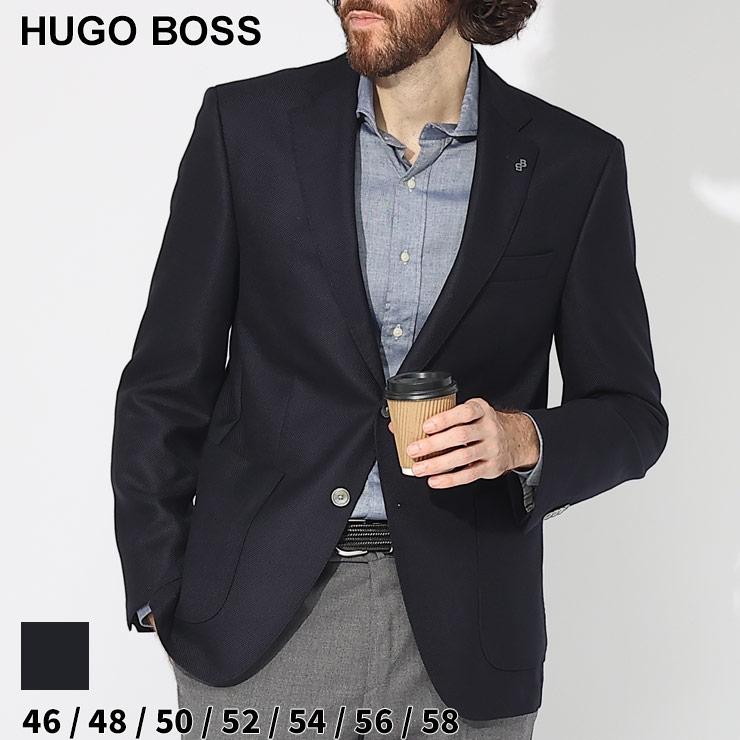 配送員設置 【近年モデル】HUGO BOSS テーラード Marzotto生地 グレー