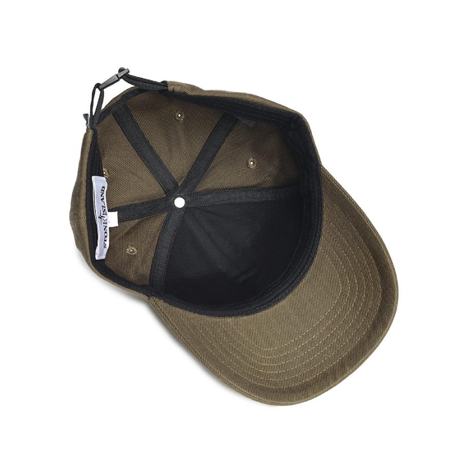 【美品】ストーンアイランド ブラウン ベースボールキャップ 刺繍ロゴ付き ブラウン（茶色）系 STONE ISLAND(ストーンアイランド) 帽子その他