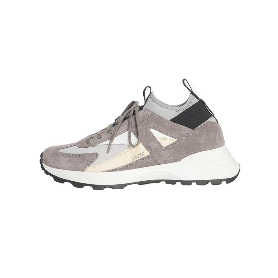 ヘルノ スニーカー HERNO メンズ シューズ レザー ナイロン ブランド 靴 レザースニーカー HRSHOE18SH003UM｜zen｜03