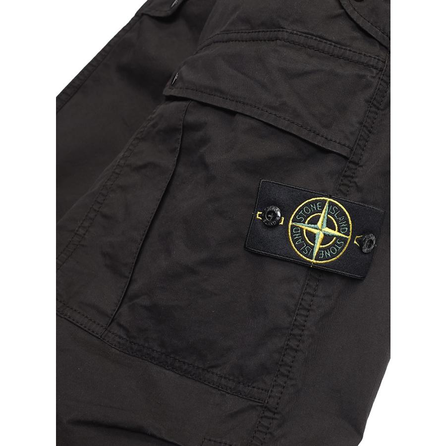 STONE ISLAND (ストーンアイランド) ルーズフィット コットンツイル ストレッチ カーゴパンツ SI801530510｜zen｜05