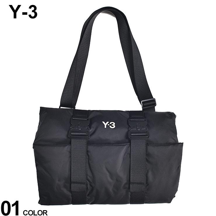 Y-3 (ワイスリー) ナイロン ロゴ PC収納 2WAY クロスボディバッグ 
