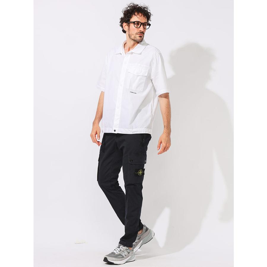 STONE ISLAND（ストーン アイランド） コットン 隠しボタン パッチ