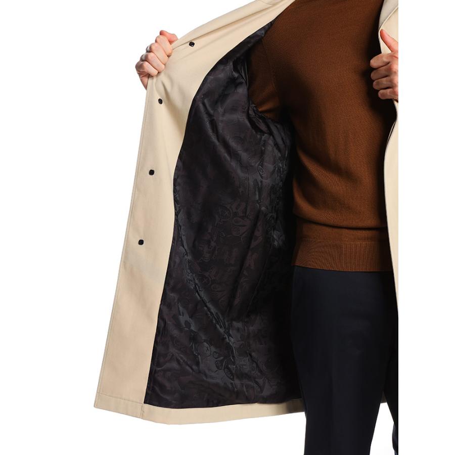 BOSSヒューゴボス リバーシブル 総柄 緑×黒 ナイロン スタンカラーコート BOSSヒューゴボス リバーシブル 総柄 緑×黒 ナイロン スタン