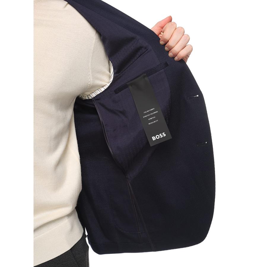 HUGO BOSS（ヒューゴ・ボス） ストレッチ ウール×コットン シングル 2