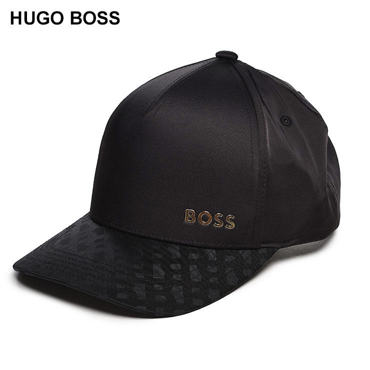 HUGO BOSS (ヒューゴボス) サテンキャップ モノグラムジャカード