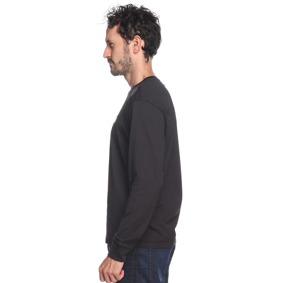 STONE ISLAND（ストーン アイランド） 胸ロゴ クルーネック 長袖 T