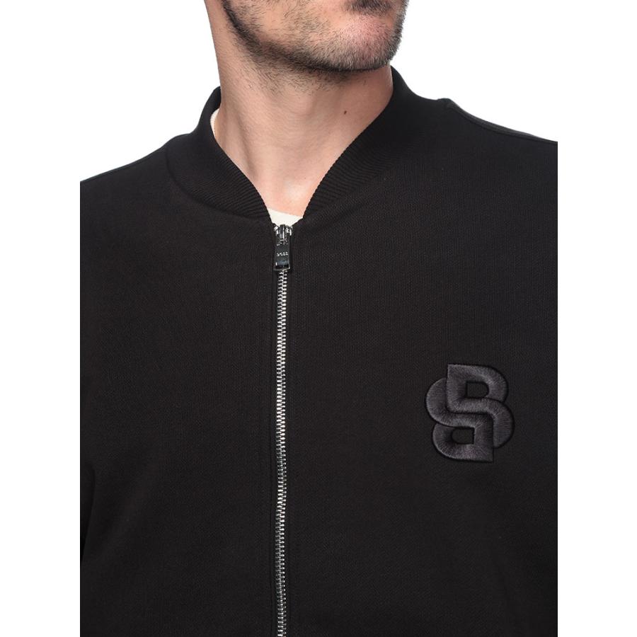 HUGO BOSS ヒューゴボス スウェット 袖切替 ジップアップ ジャケット