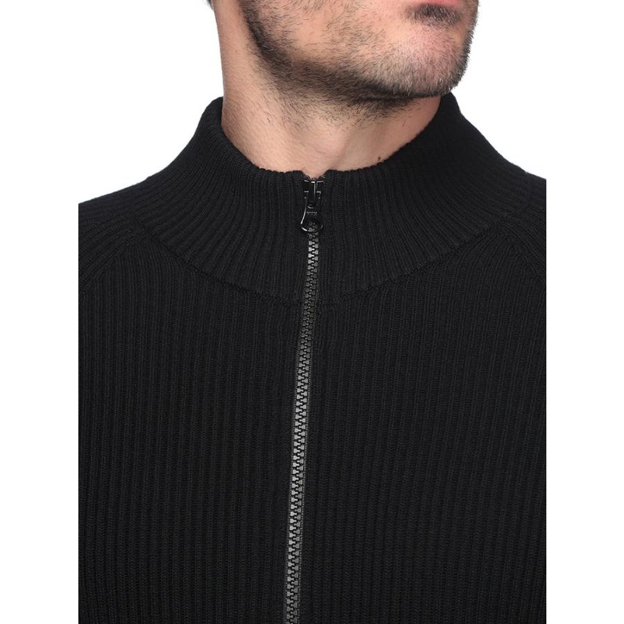 STONE ISLAND ストーンアイランド ウール リブ編み フルジップ STONE ISLAND ストーンアイランド ウール リブ編み フルジップ