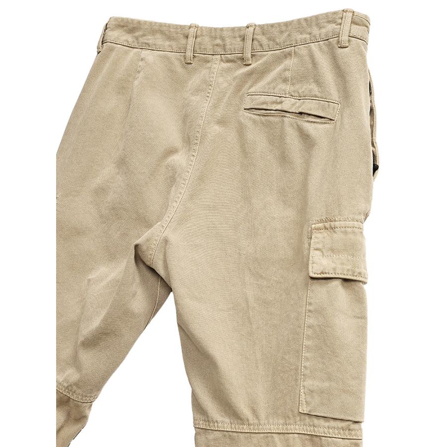 STONE  メンズカーゴパンツ STONE ISLAND (ストーンアイランド) コットン ロゴパッチ
