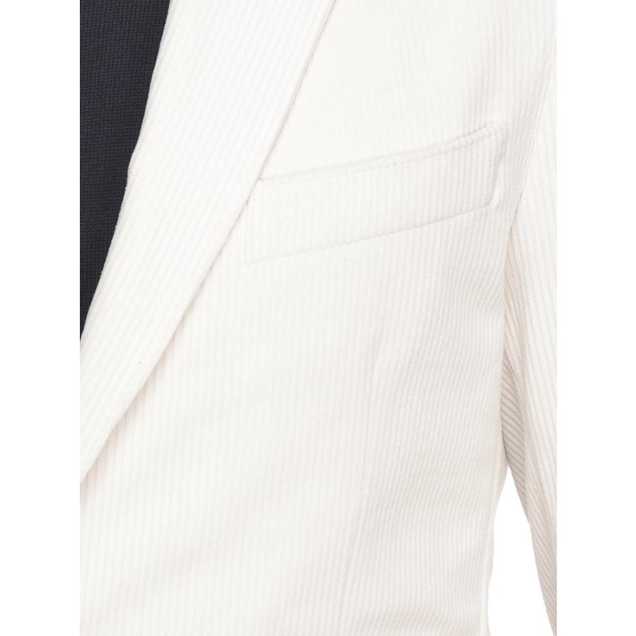 s*o様 【値下げ】HUGO BOSS ダウンジャケット　コーデュロイ　ホワイト ニット Hugo Boss(ヒューゴボス) ダウンジャケット(メンズ