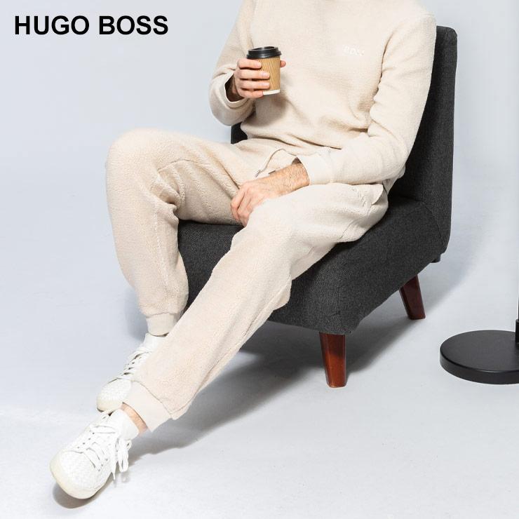 HUGO BOSS ヒューゴボス セットアップ対応 ストレッチフリース ロゴ 