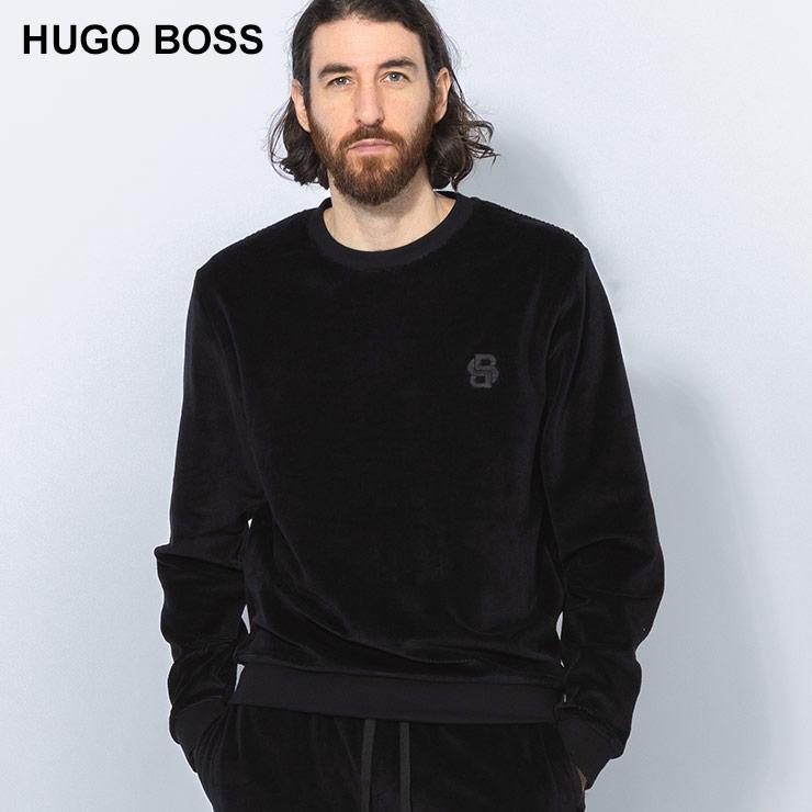 HUGO BOSS ヒューゴボス セットアップ対応 ベロア ロゴ刺繍