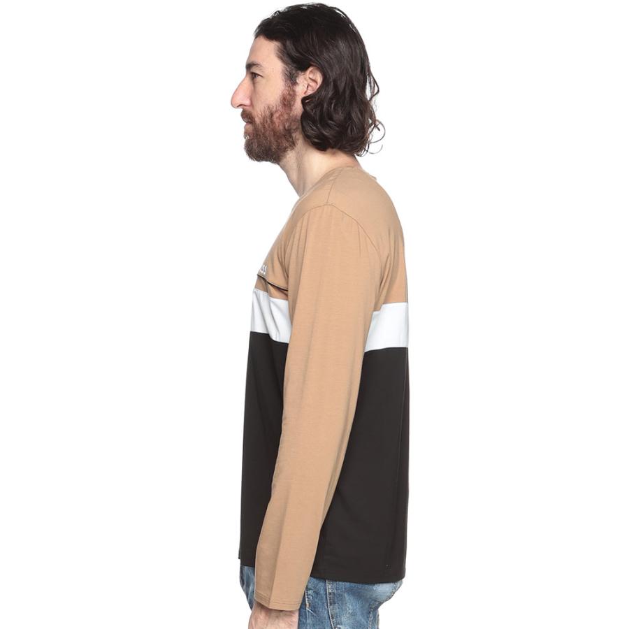 HUGO BOSS（ヒューゴ・ボス） フロント切替 ロゴプリント クルーネック