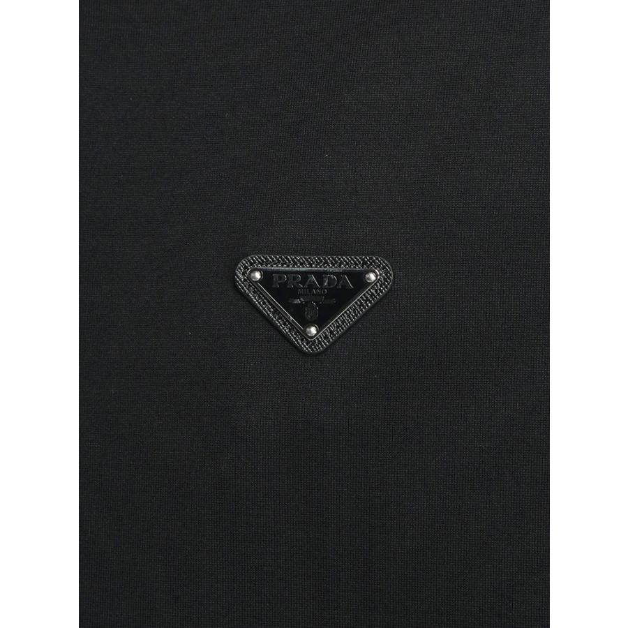 PRADA（プラダ） コットン×ナイロン 切替 メタルロゴ フード付き