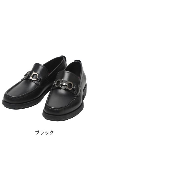 サルヴァトーレフェラガモ Salvatore Ferragamo レザー ガンチーニ ローファー メンズ FG71792F24の画像